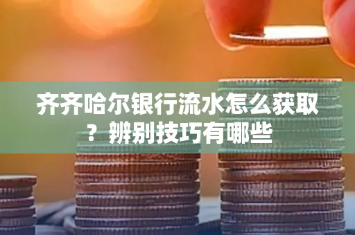 齐齐哈尔银行流水怎么获取?辨别技巧有哪些